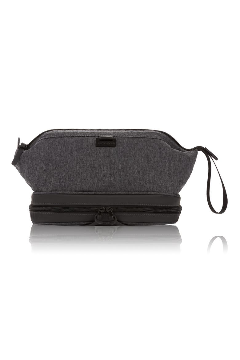 3880 Deluxe Toiletry Bag, Main, color, GRAY