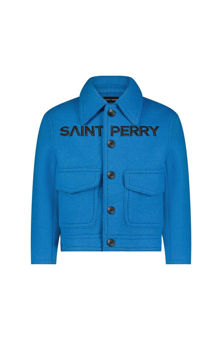 SAINT PERRY The Love Boxy Jacket, Main, color, Blue