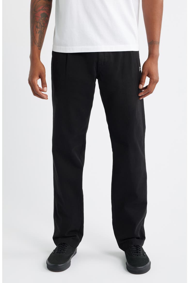 Strawberry Fit Work Pants, Main, color, BLACK