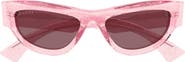 Gucci 53mm Cat Eye Sunglasses