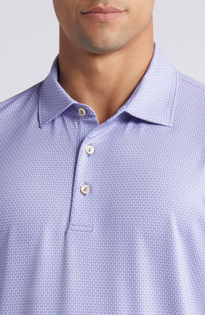 Peter Millar Hamby Micropattern Performance Golf Polo, Alternate, color, 