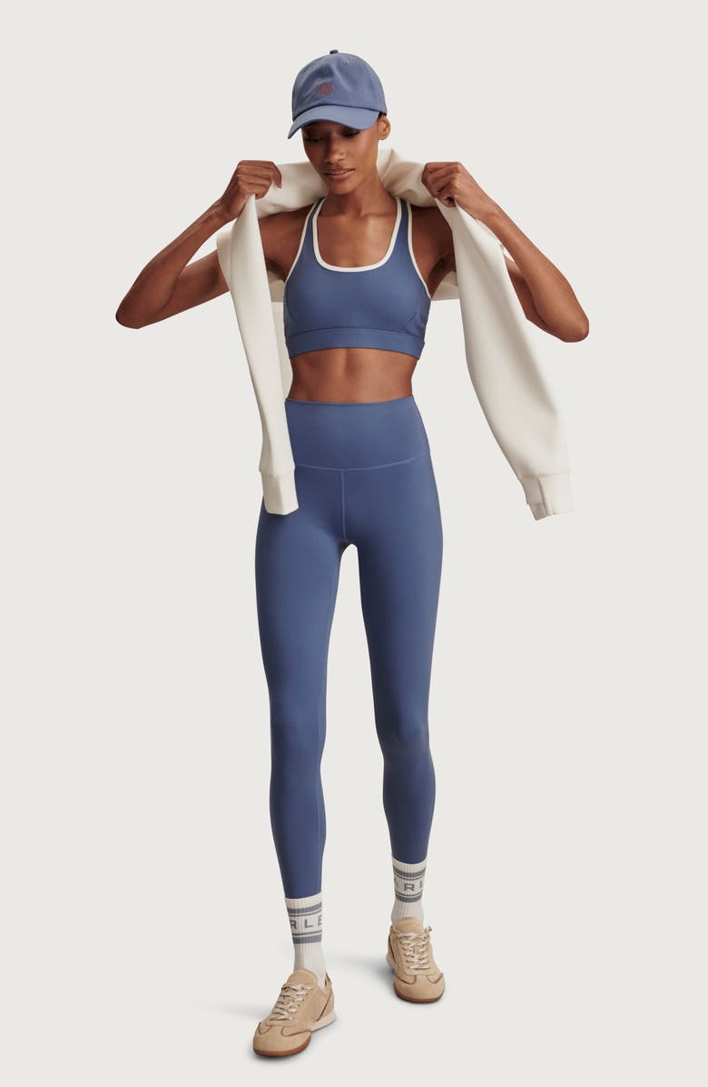 Varley Freesoft Selma Racerback Sports Bra, Alternate, color, Bijou Blue