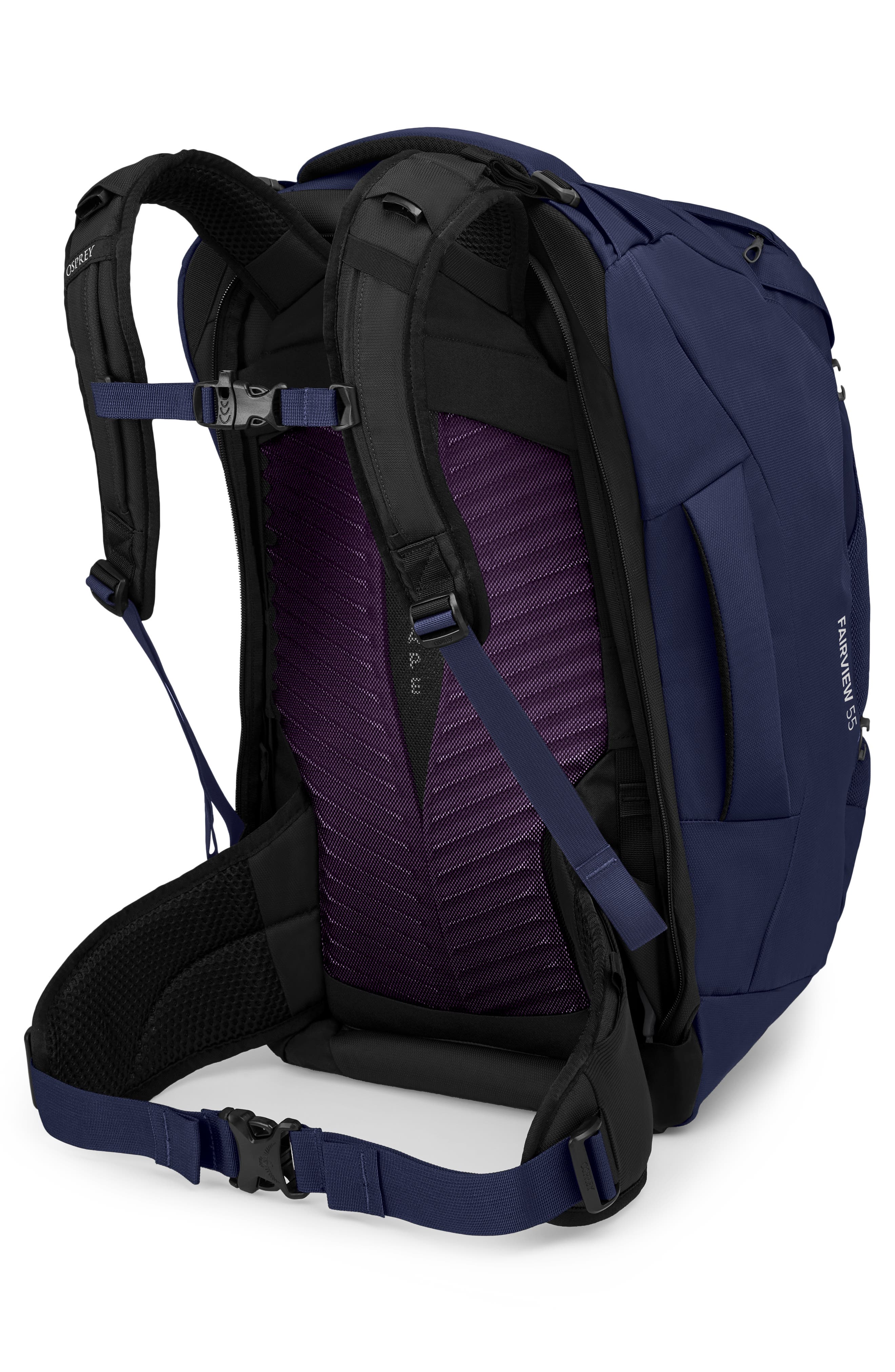 Fairview 55-Liter Travel Backpack, Alternate, color, WINTER NIGHT BLUE