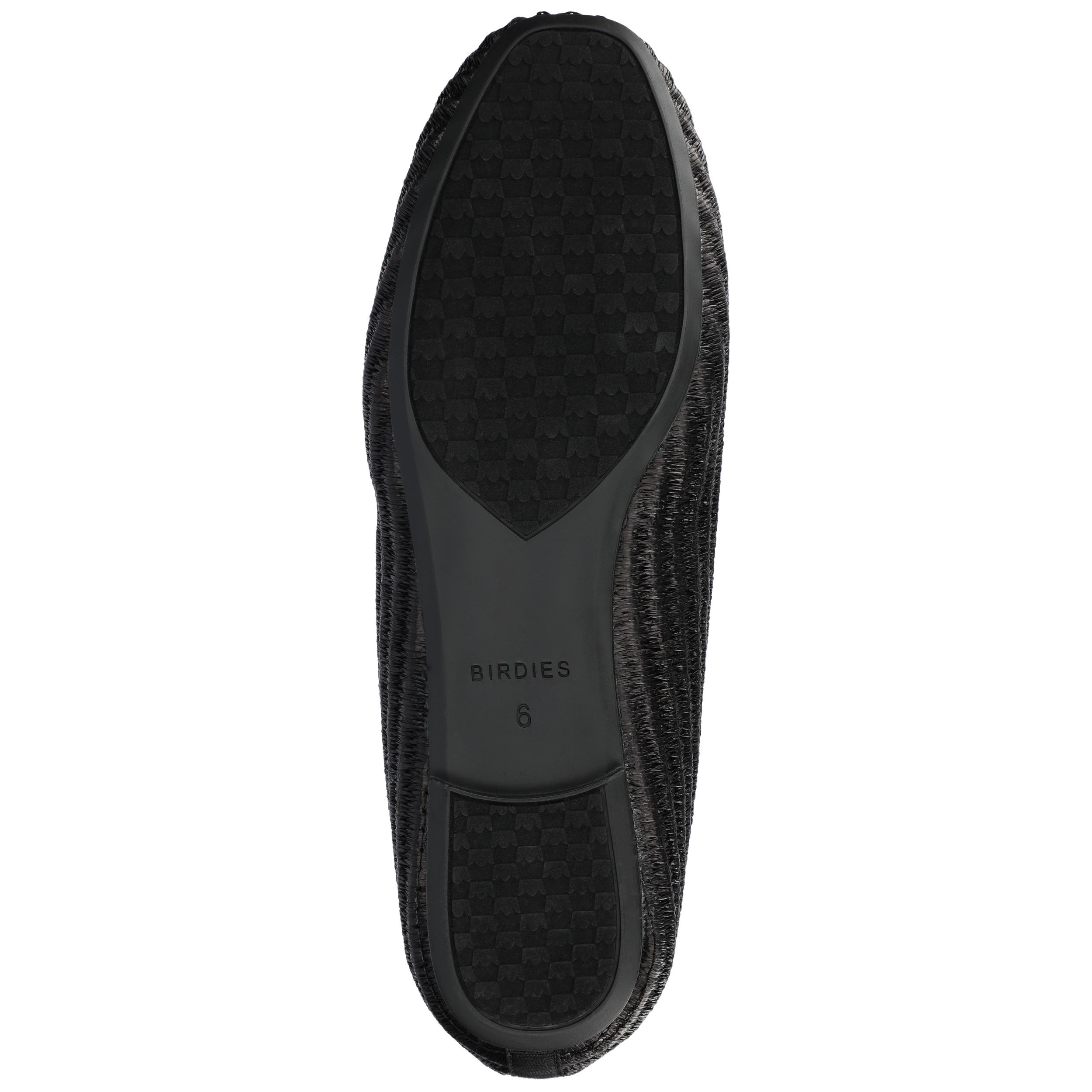 Birdies The Starling Loafer Raffia, Alternate, color, Black Raffia