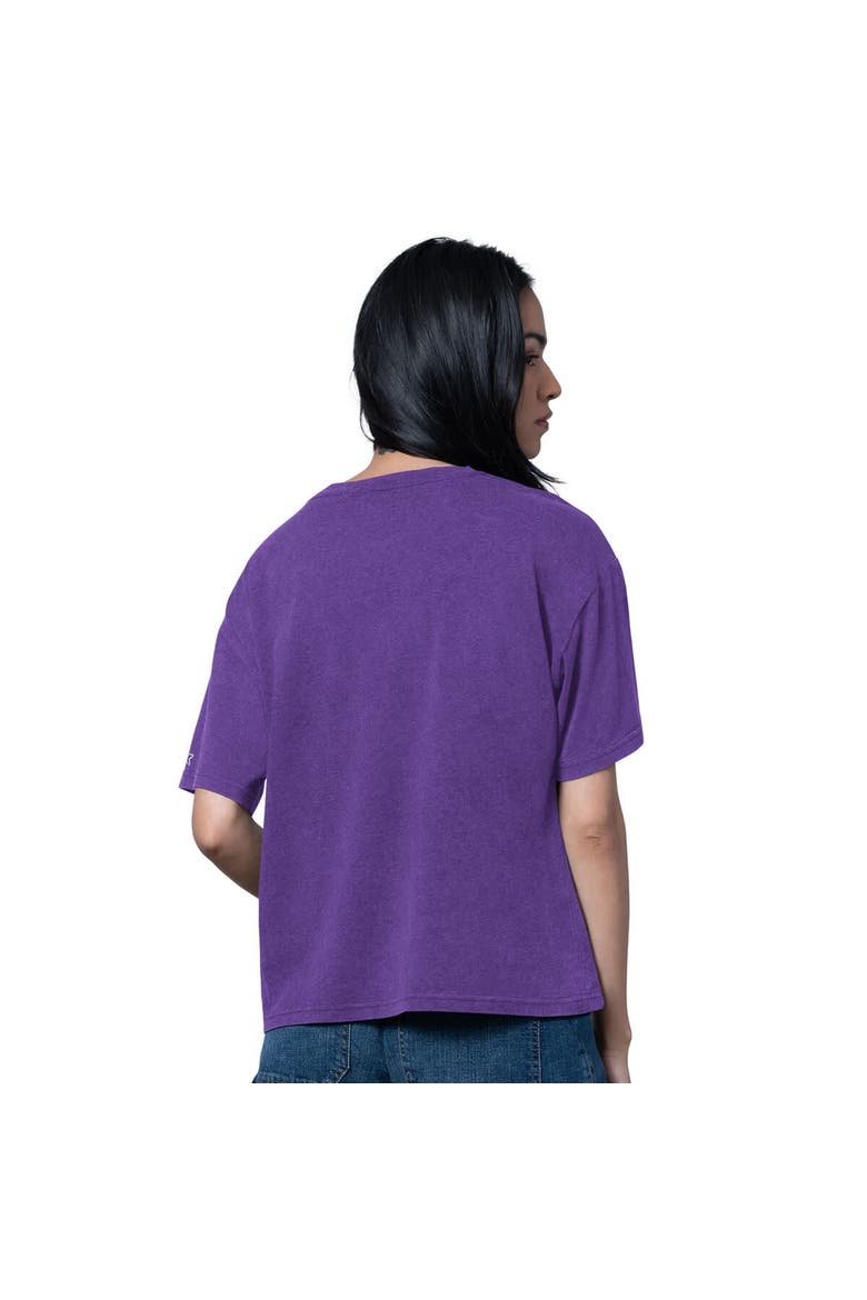 Women's Starter Heather Purple Minnesota Vikings Oversized Hall of Fame T-Shirt, Alternate, color, Heather Purple