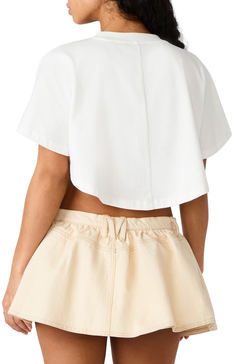 Steve Madden Callom Knit Top, Alternate, color, Whisper White