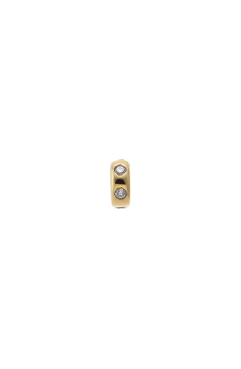 BY ADINA EDEN Diamond Scattered Rondelle Charm 14K, Alternate, color, 14K Gold