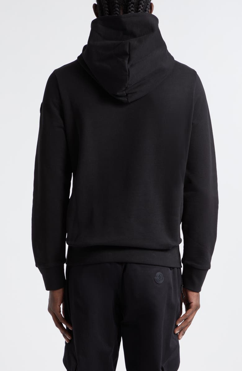 Moncler Embroidered Cotton Logo Hoodie, Alternate, color, 