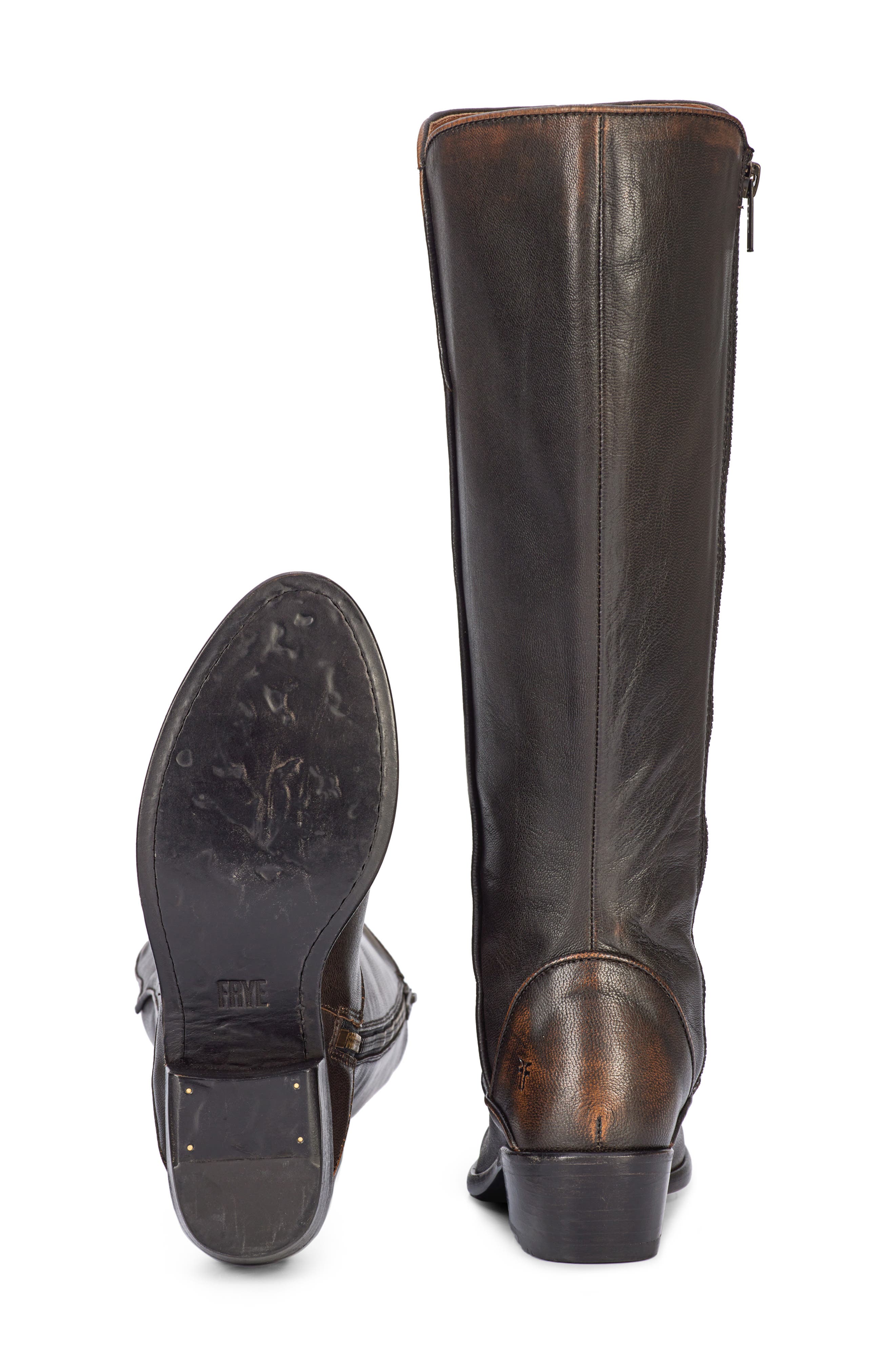 Frye Carson Piping Knee High Boot, Alternate, color, 