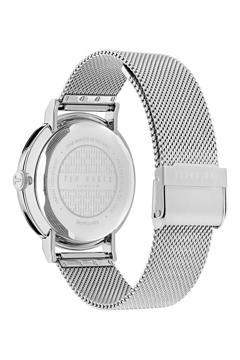 Timeless Mesh Bracelet Watch, Alternate, color, STAINLESS STEEL