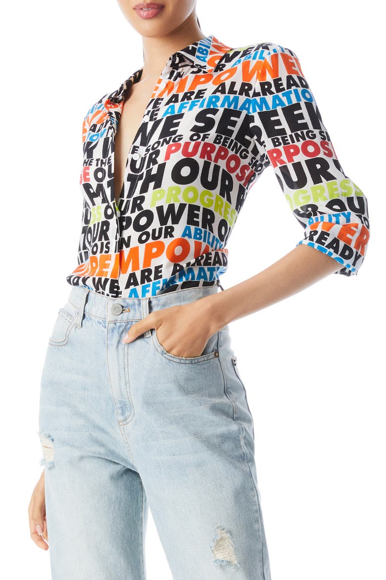 Willa Silk Shirt, Alternate, color, MAHOGANYS POEM