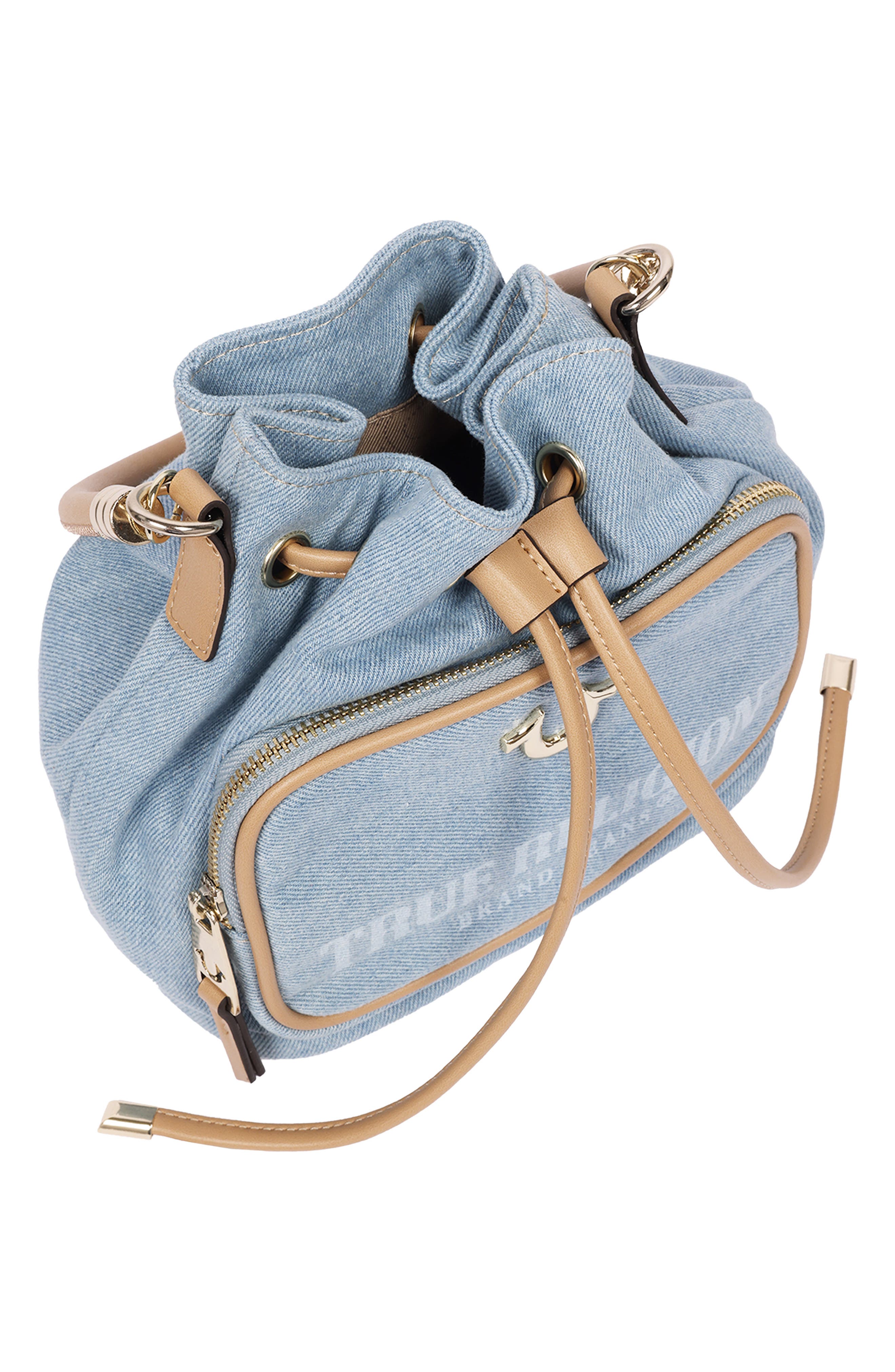 Bryce Denim Bucket Bag, Alternate, color, DENIM