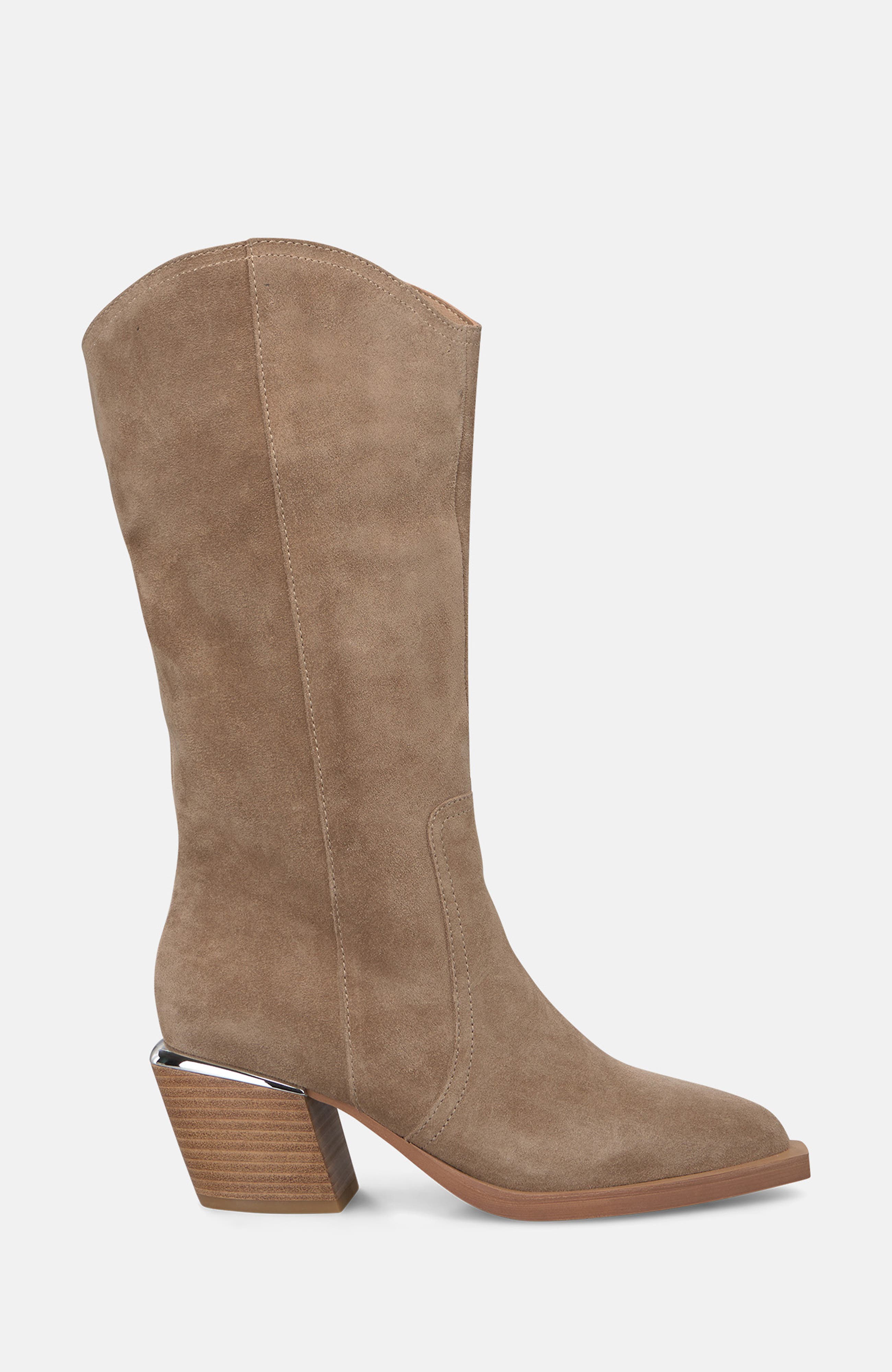 Half-Boot Heel, Alternate, color, Vison