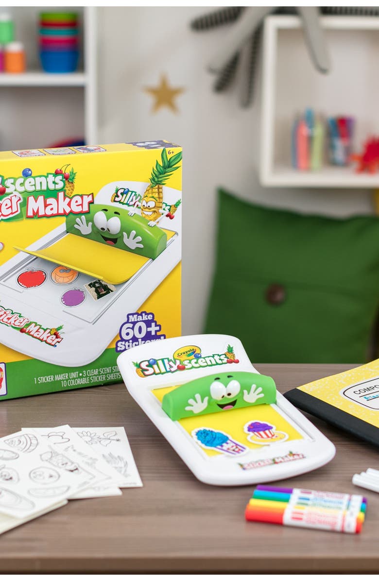 CRAYOLA Silly Scents Sticker Maker, Alternate, color,
