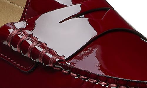 Stuart Weitzman Lottie Penny Loafer In Red