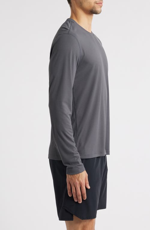 Ten Thousand Session Long Sleeve Performance T-shirt In Iron