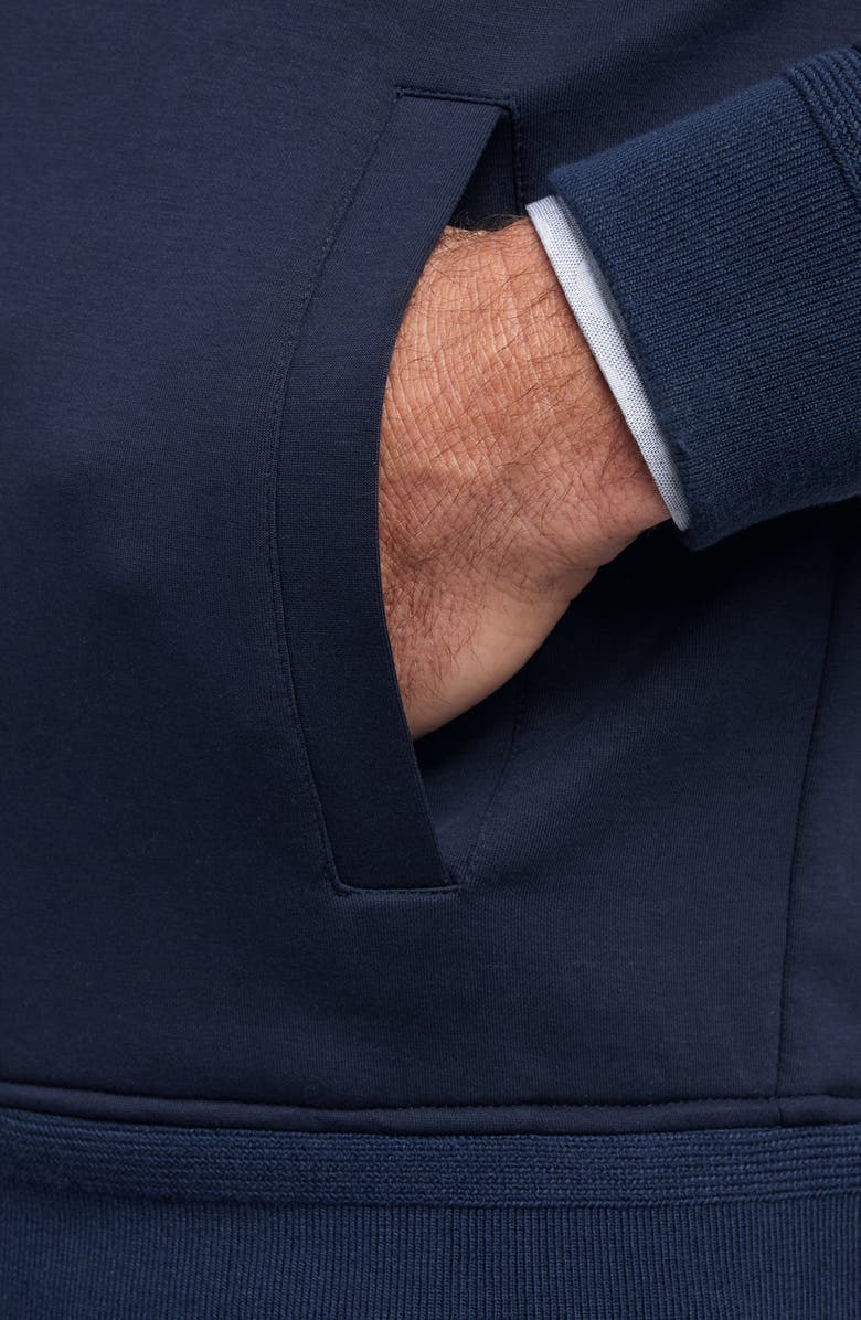 David Donahue Cruiser Bomber Jacket, Alternate, color, Navy