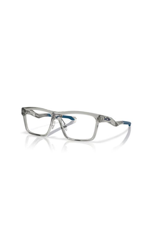 Oakley 50mm Rectangle Optical Glasses In Gray