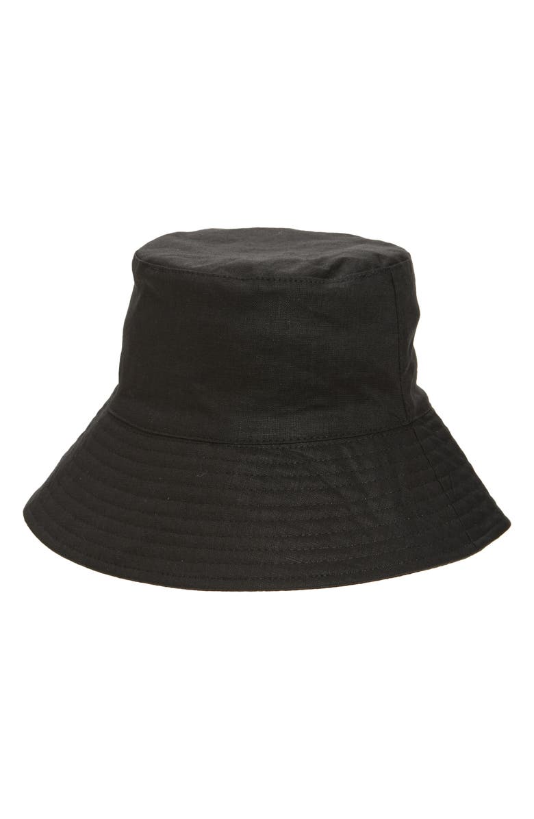 Treasure & Bond Linen Bucket Hat, Main, color,