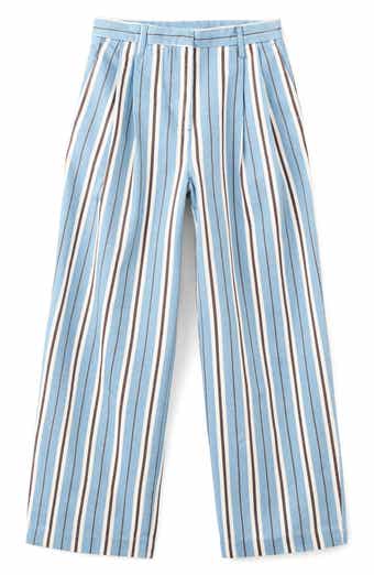 Stripe Wide Leg Pants