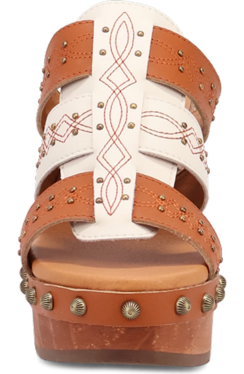 Dingo Chateau Platform Wedge Sandal, Alternate, color, Russet