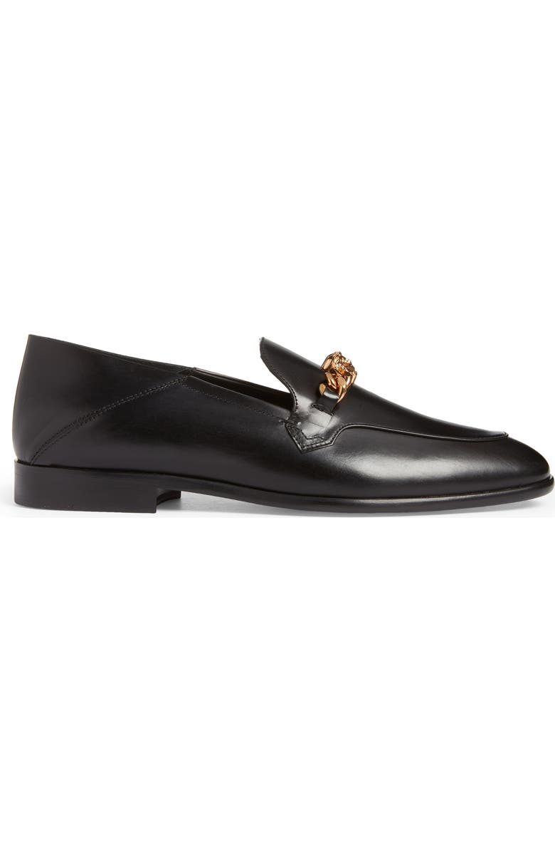 Versace Medusa Chain Loafer, Alternate, color,