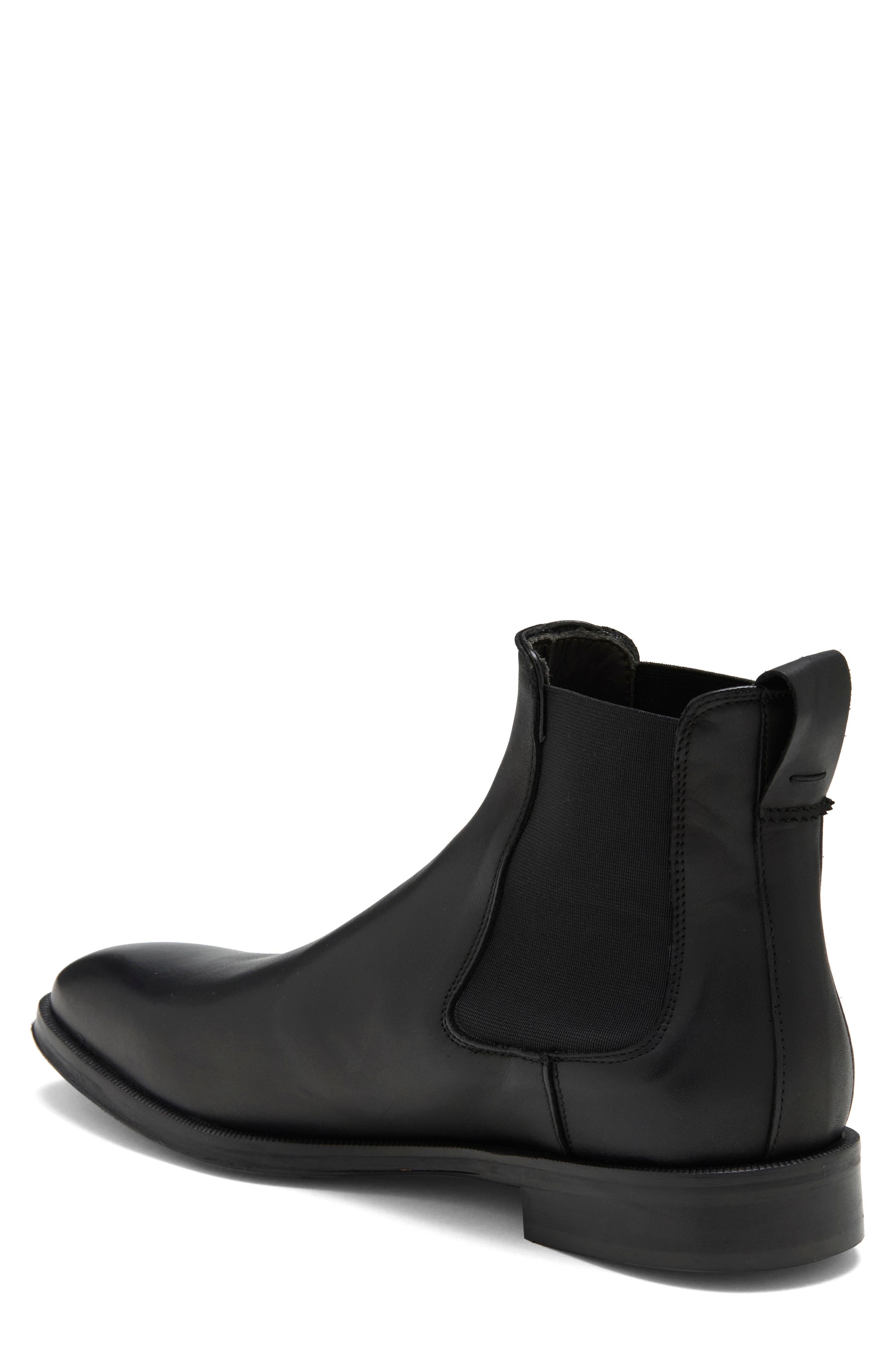 Rivoli Dress Leather Chelsea Boot, Alternate, color, BLACK LEATHER