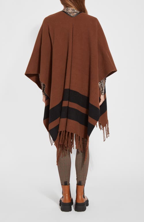 Shop Lyssé Stripe Knit Ruana In Rhythm Stripe Harness