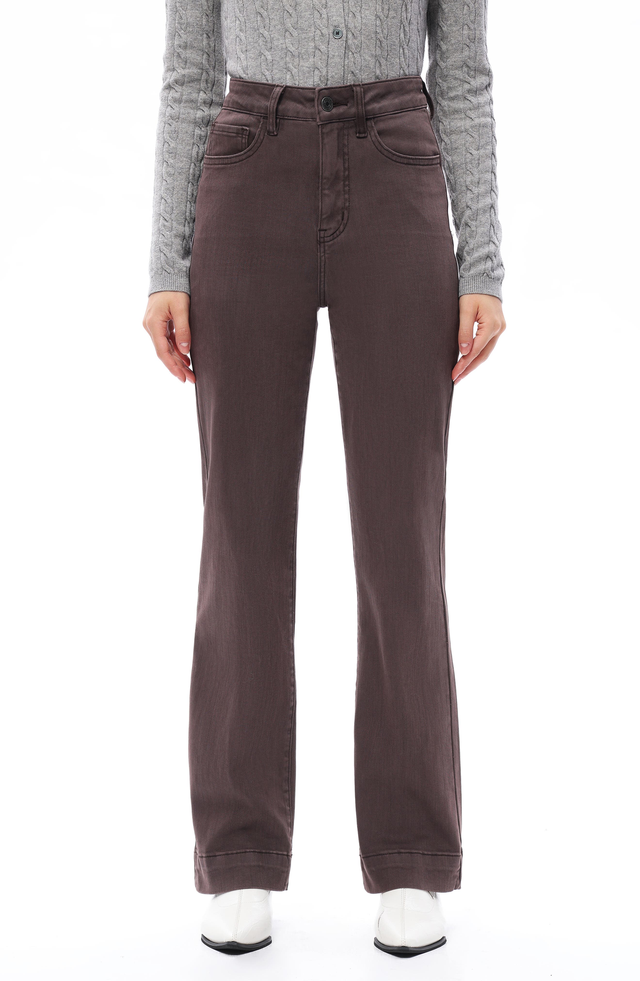 High Waist Bootcut Jeans