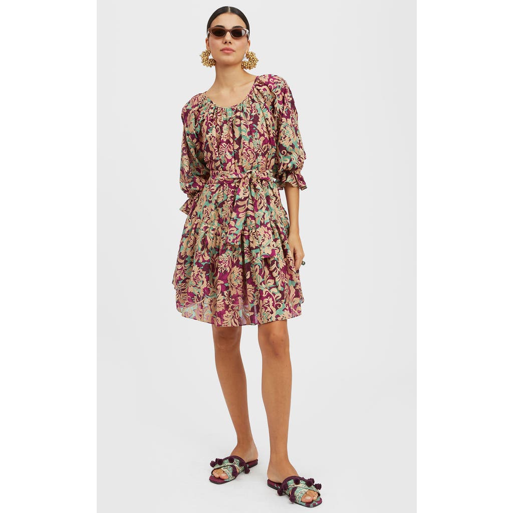 La Doublej The Uma Mini Dress Lilium Purple In Lilium Purple
