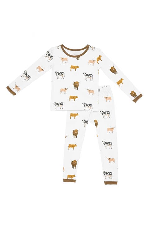 Kids' Print Fitted Two-Piece Pajamas (Baby & Toddler)