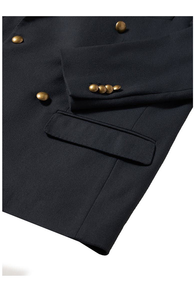 Double-Breasted Concord Wool Jacket, Alternate, color, BLUE