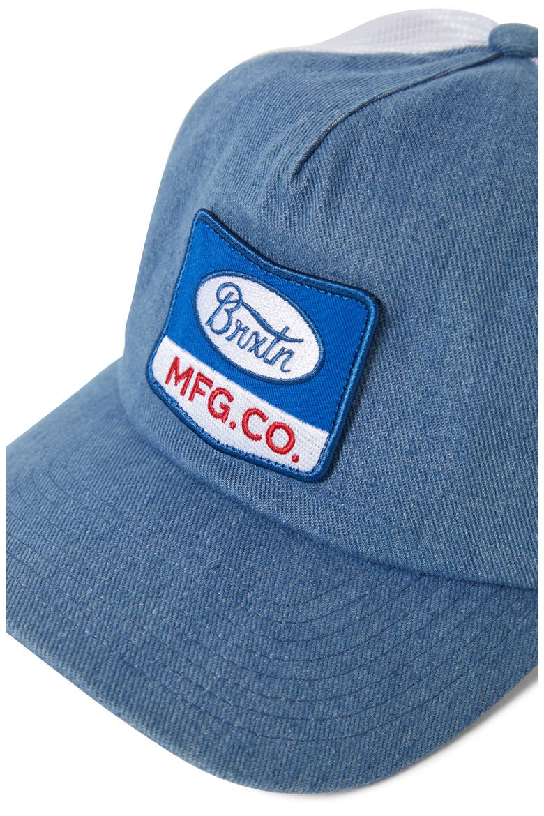 Phillips Netplus Trucker Hat, Alternate, color, DENIM/ WHITE