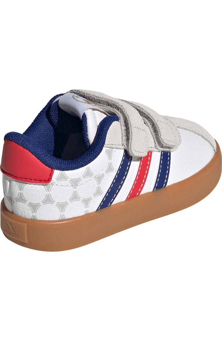 adidas Kids' VL Court 3.0 Sneaker, Alternate, color, White/ Pure Ruby/ Ink