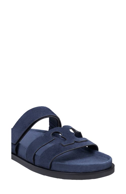 Shop Tory Burch Ines Sport Slide Sandal In New Navy
