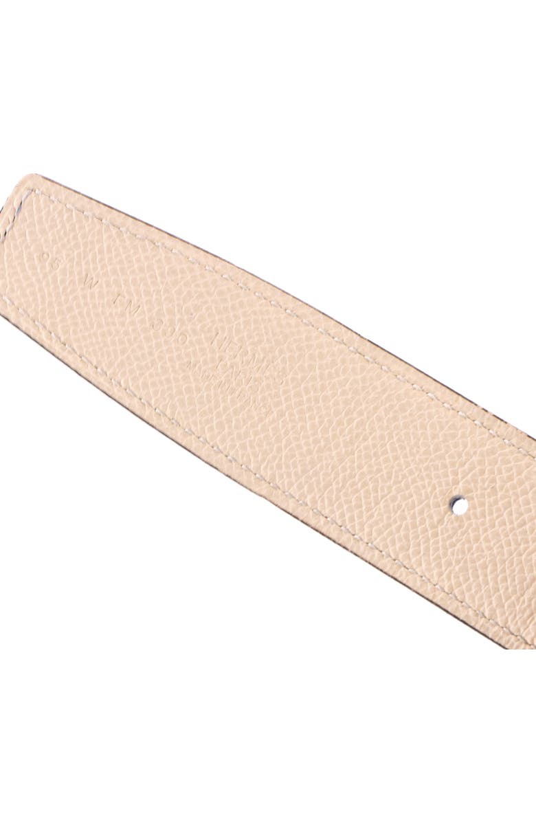 Pre-Owned Hermes Tonight Color Reversible Belt Leather Medium, Alternate, color, Blue