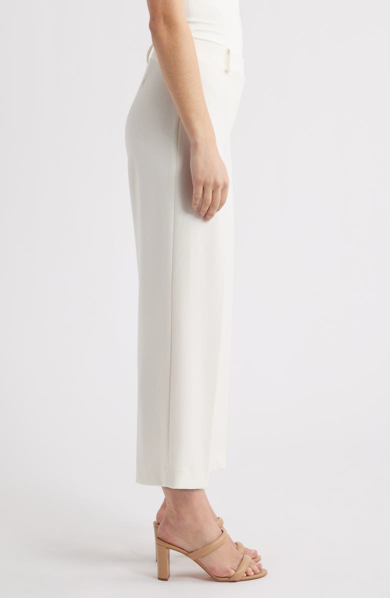 Anne Klein Pull-On Crop Wide Leg Jeans, Alternate, color, 