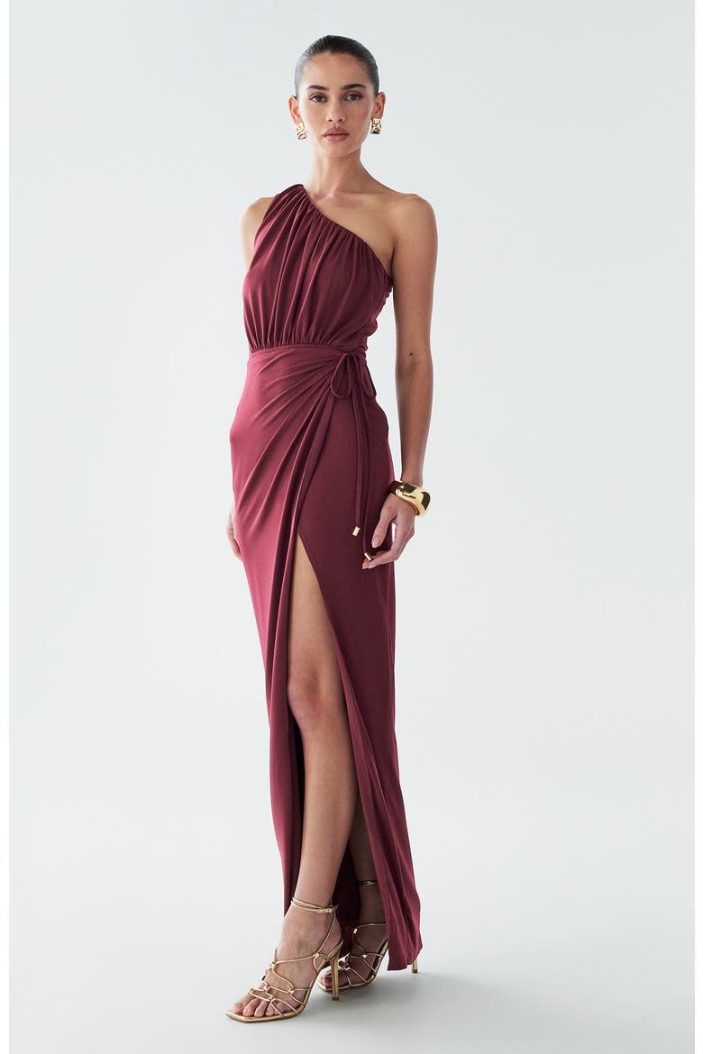 Avenly Maxi Dress, Alternate, color, Burgundy