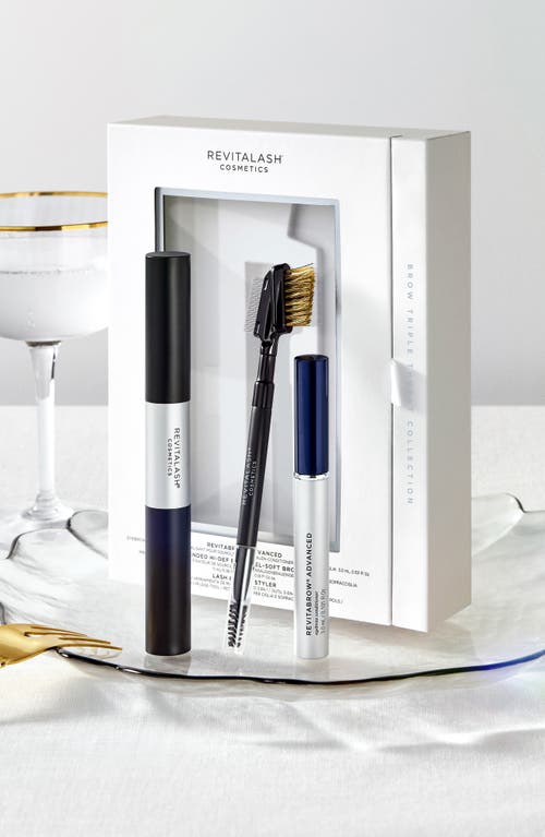 Revitalash® Cosmetics Brow Triple Threat Collection Gift Set $184 Value In Transparent