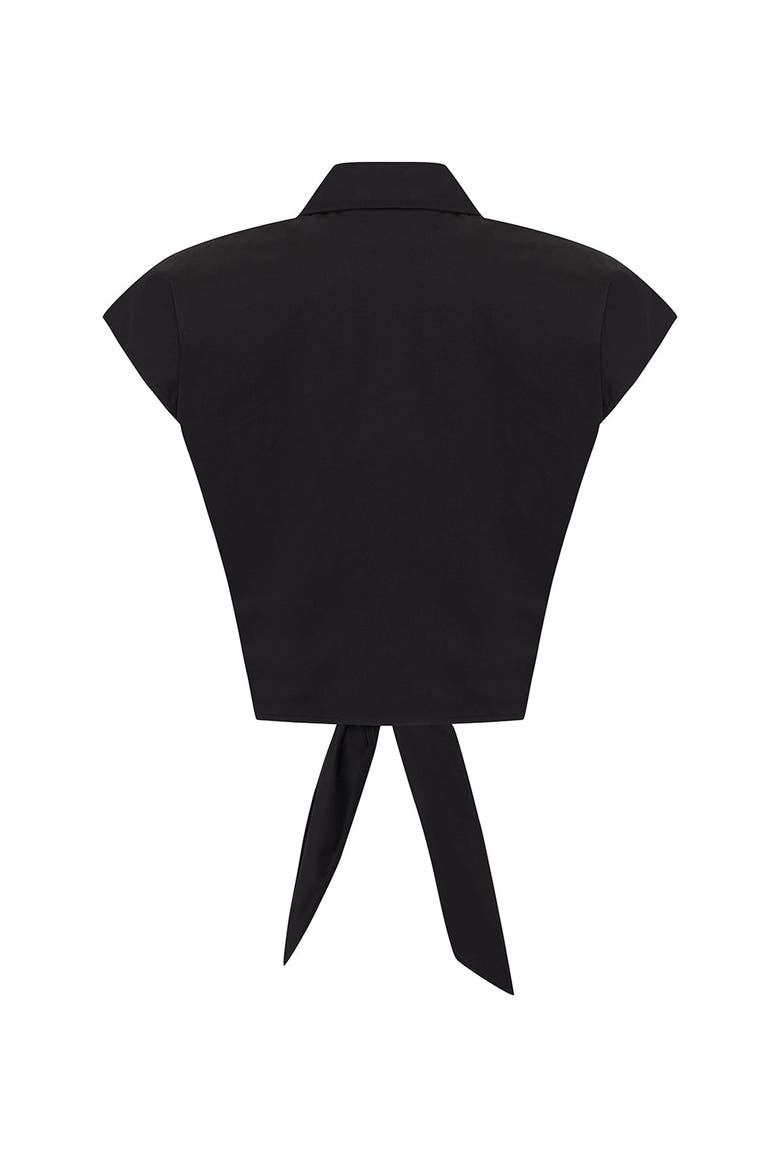 Kimberly Embellished Shirt, Alternate, color, BLACK