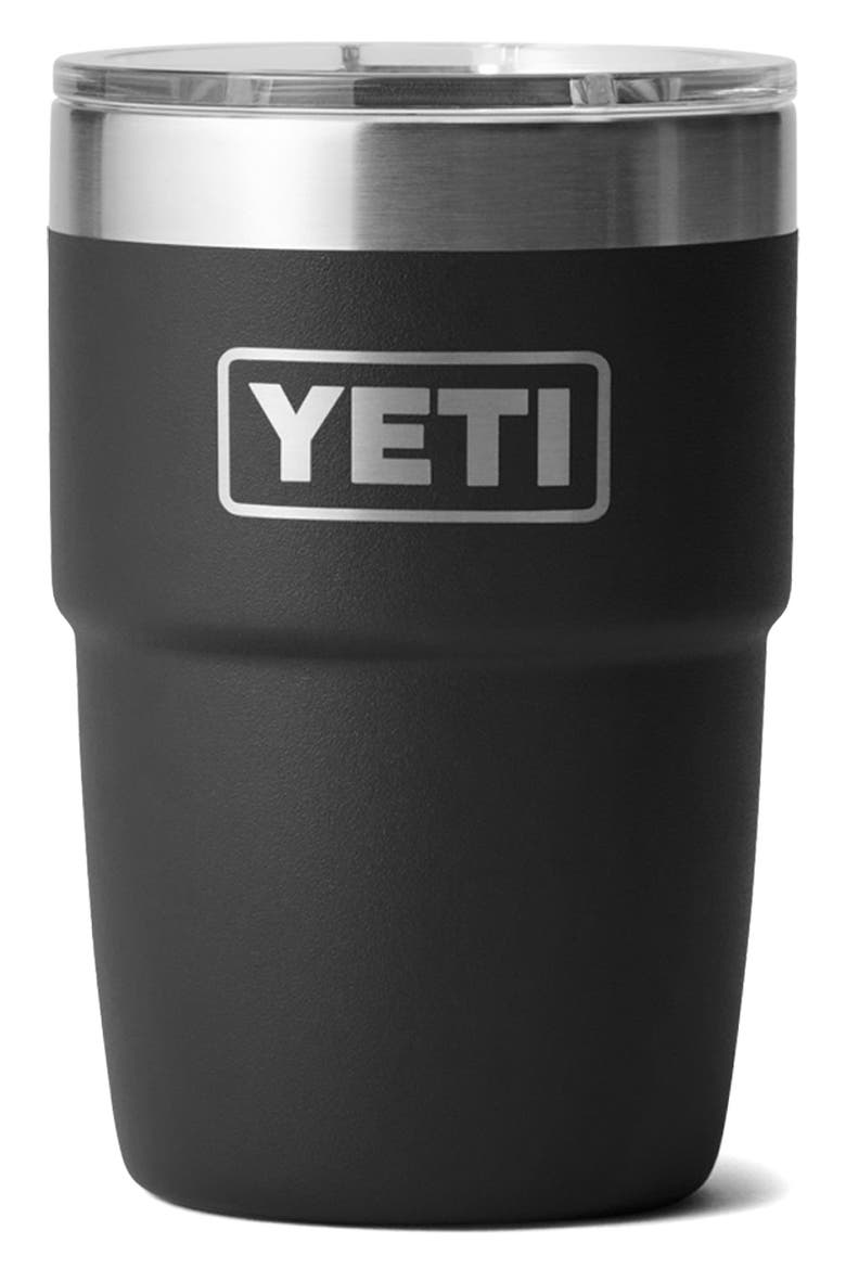Rambler 8-Ounce Stackable Cup, Main, color, BLACK