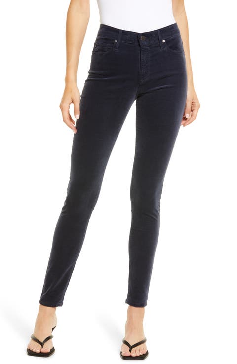 The Farrah High Waist Velvet Jeans