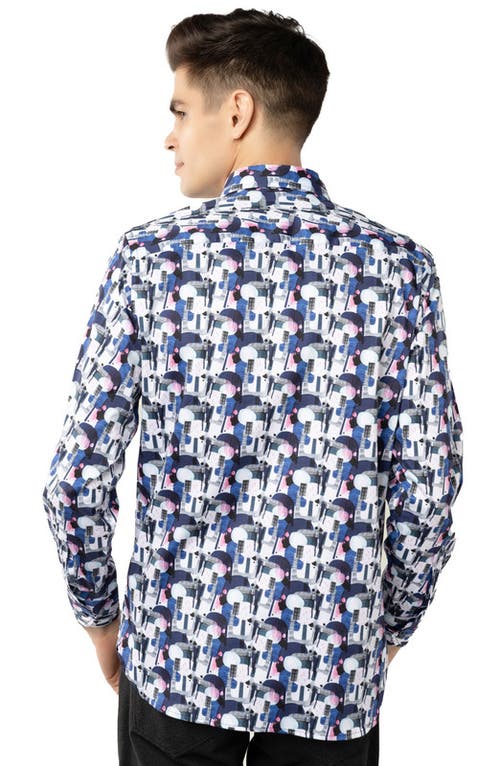 Luchiano Visconti Multi Shapes Shirt In Multi