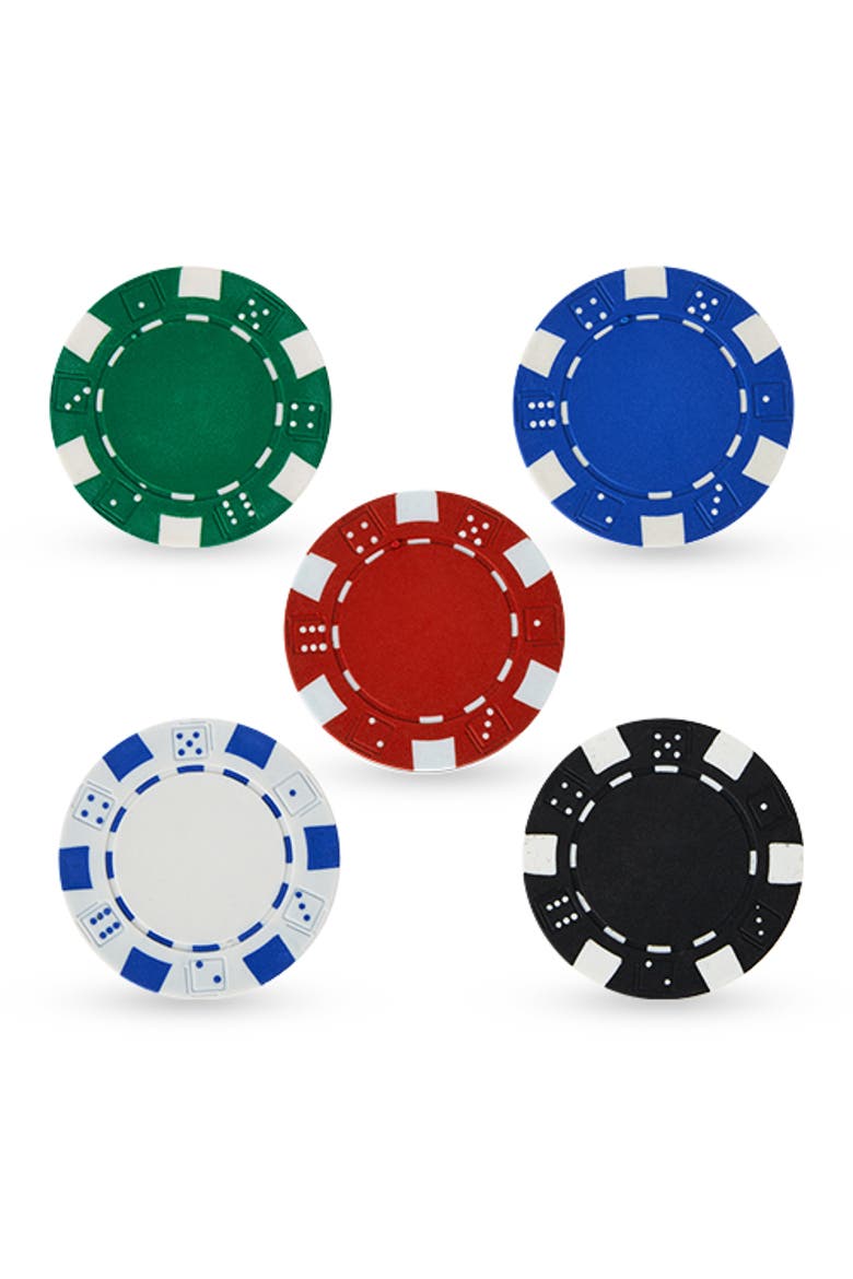 Poker Chip Set, Alternate, color, Multicolor