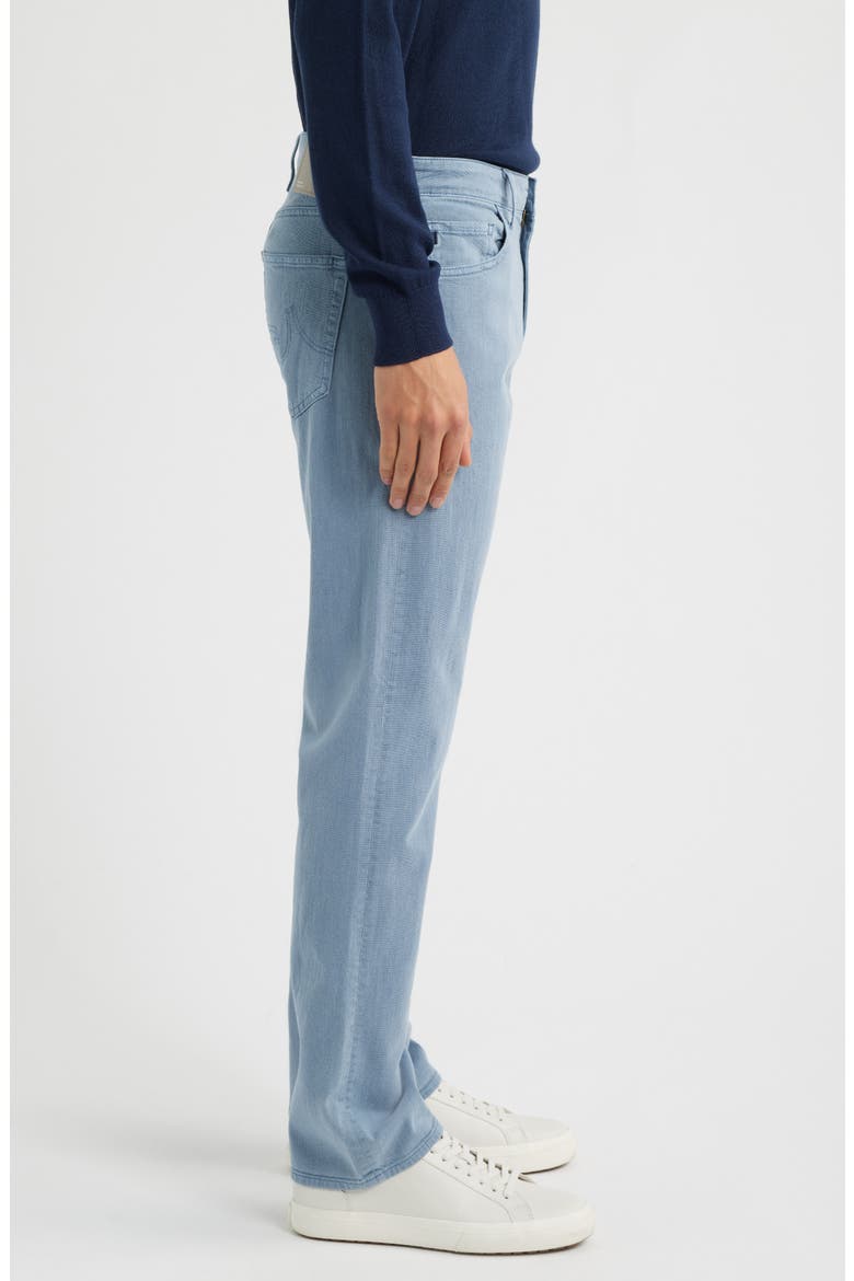 Protégé Classic Straight Leg Cotton & Linen Blend Pants, Alternate, color, SULFUR ASHLINE