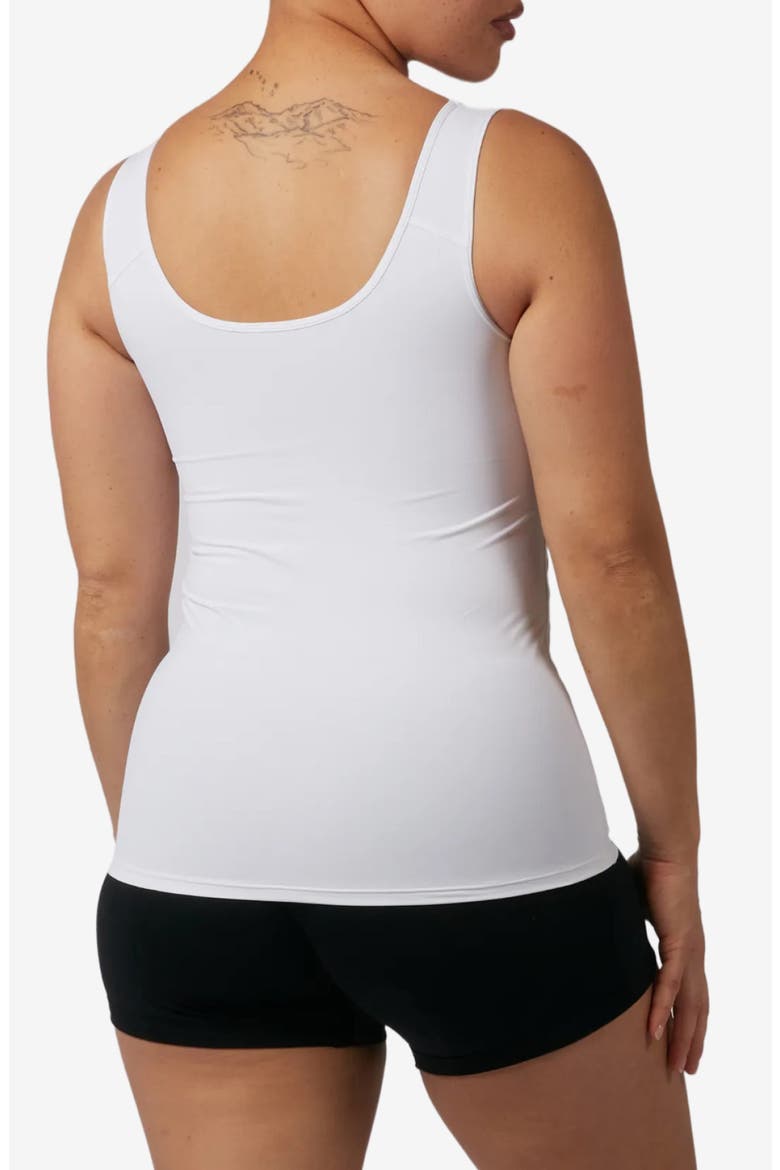 Compression Plus Tank, Alternate, color, WHITE