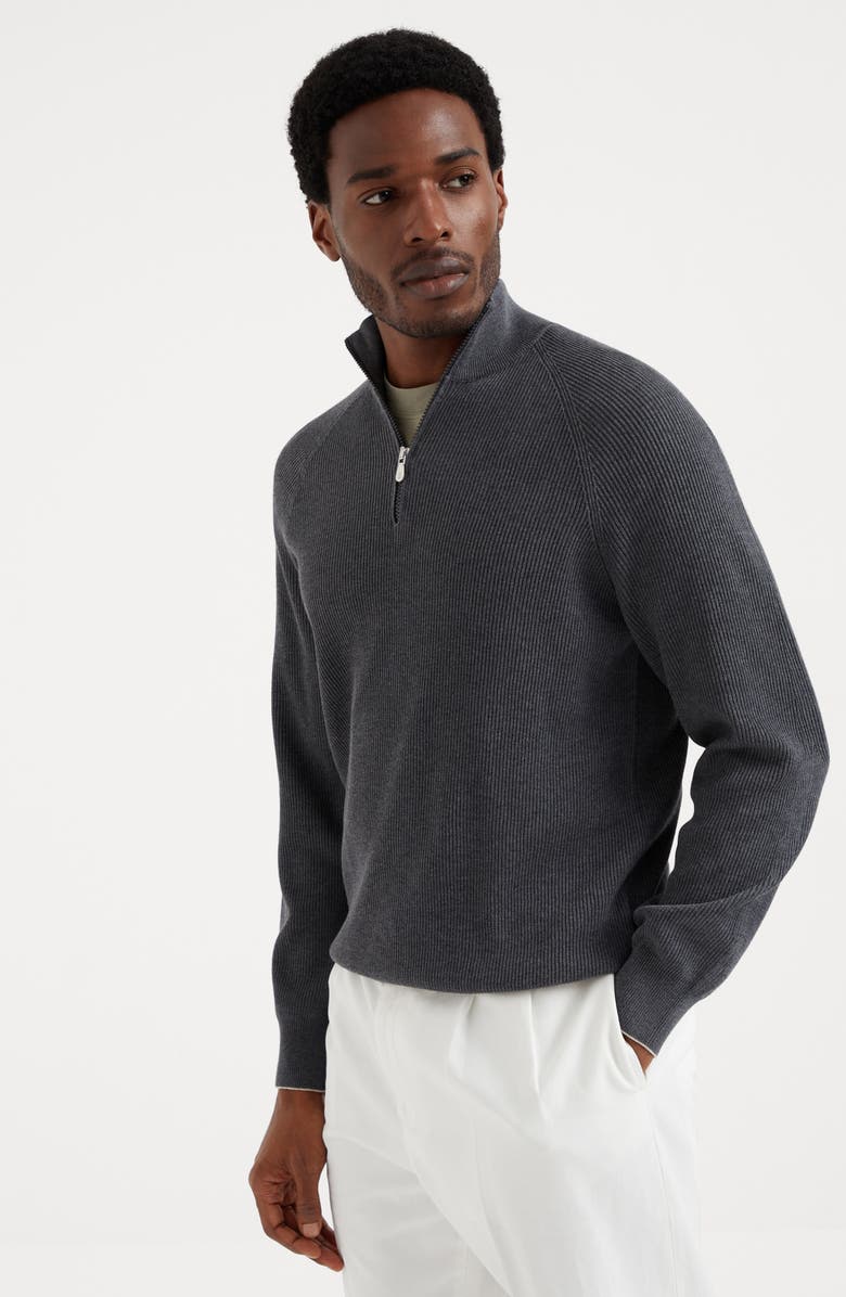 Brunello Cucinelli Cotton sweater, Alternate, color, 