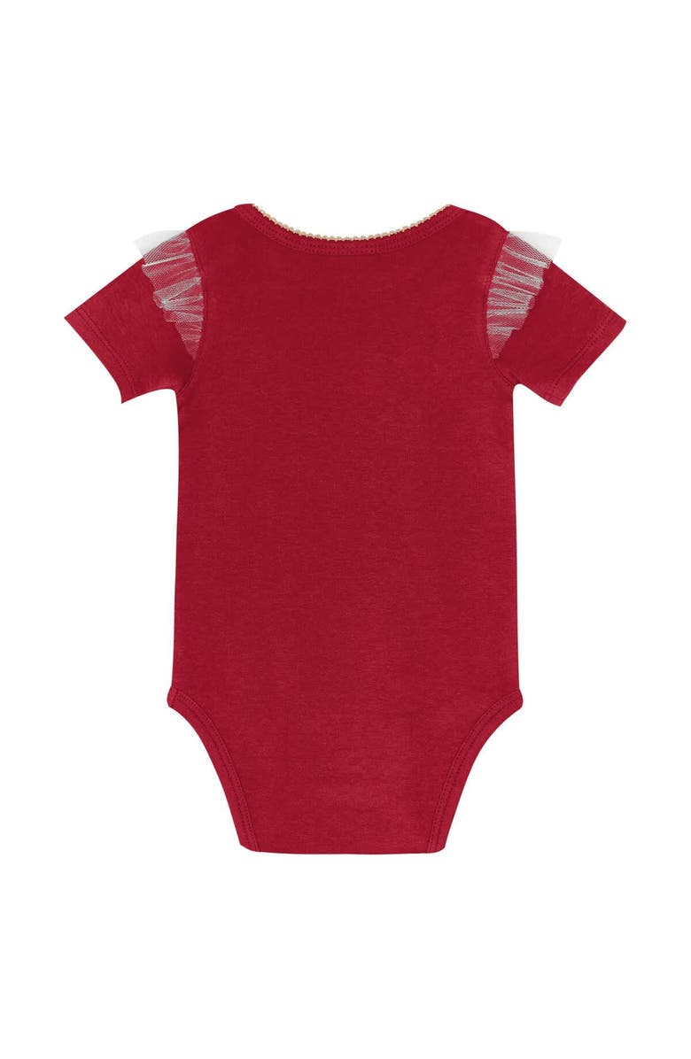 Outerstuff Girls Infant Outerstuff San Francisco 49ers My Team Rocks Bodysuit and Skirt Set, Alternate, color, Scarlet