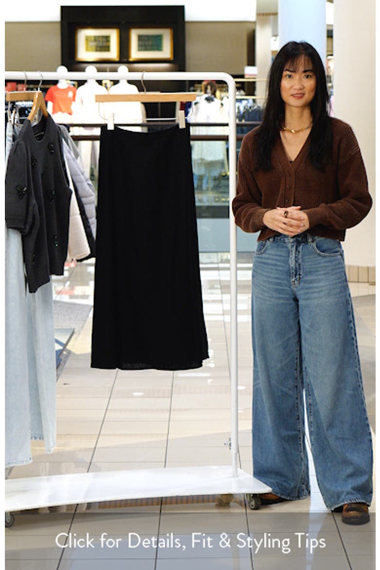 Blair Linen Blend Midi Skirt video