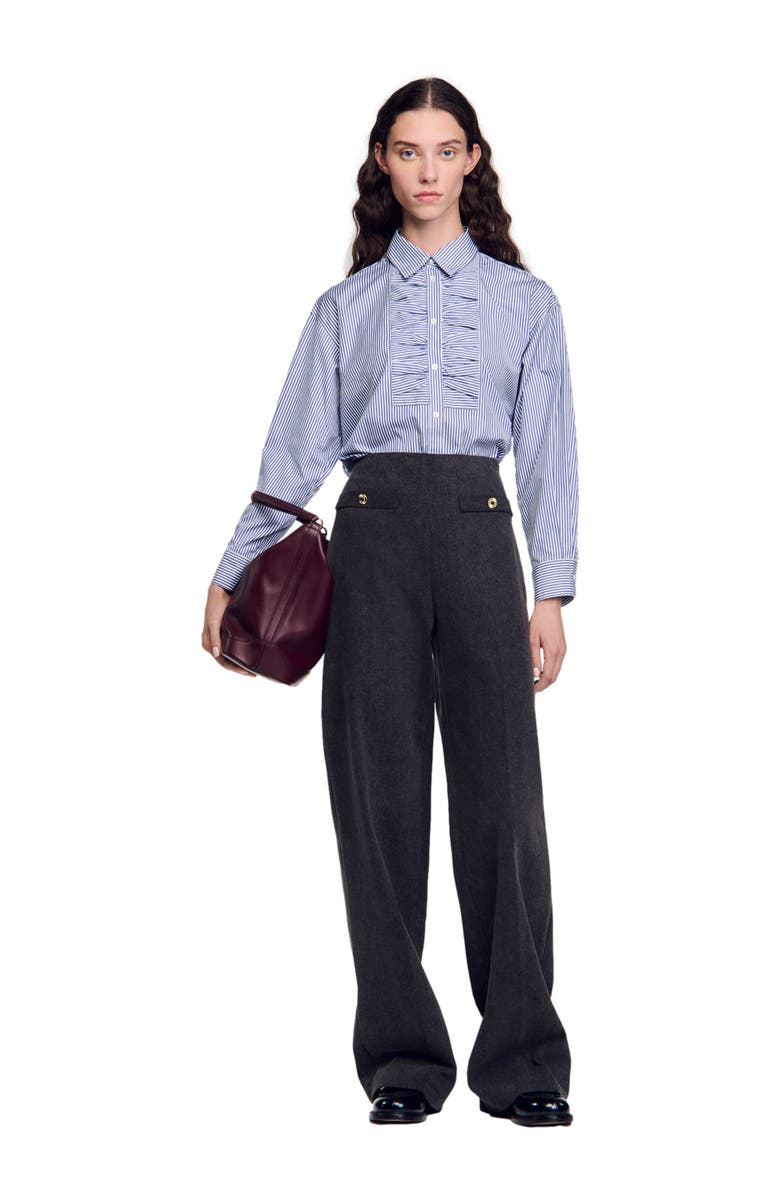 SANDRO Check shirt, Alternate, color, 